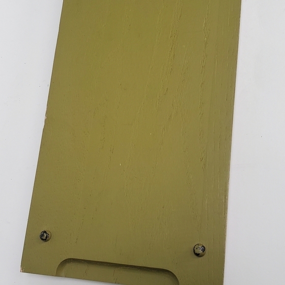 Vintage 1960s Avocado Green Cheese Board - Picture 4 of 4